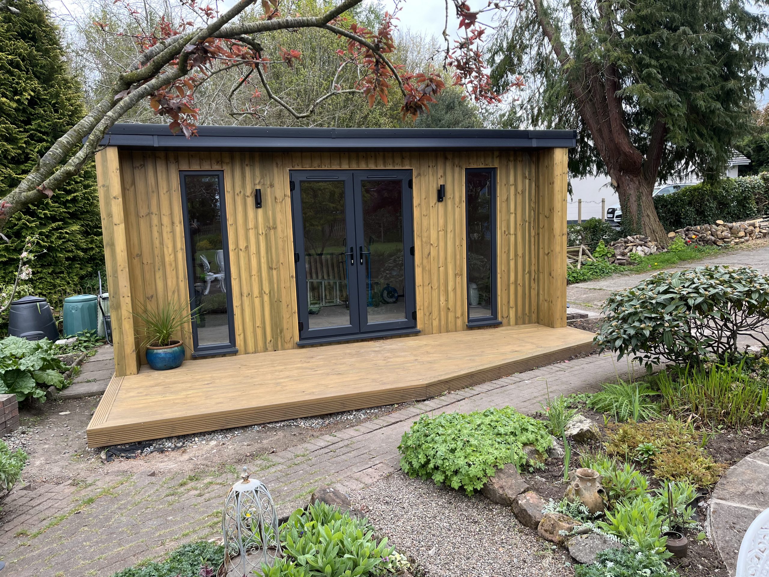 Wooden clad garden office - The Windermere by Synergy in Carlisle